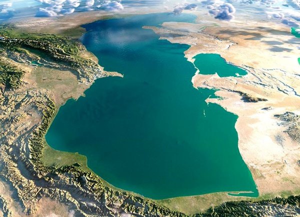 در نیمه نخست سال آبی جاری، تراز سطح آب دریای خزر ۱۵ سانتیمتر کاهش یافت